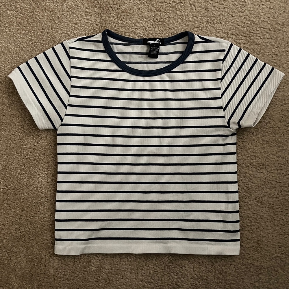 Sugarkiss striped baby tee